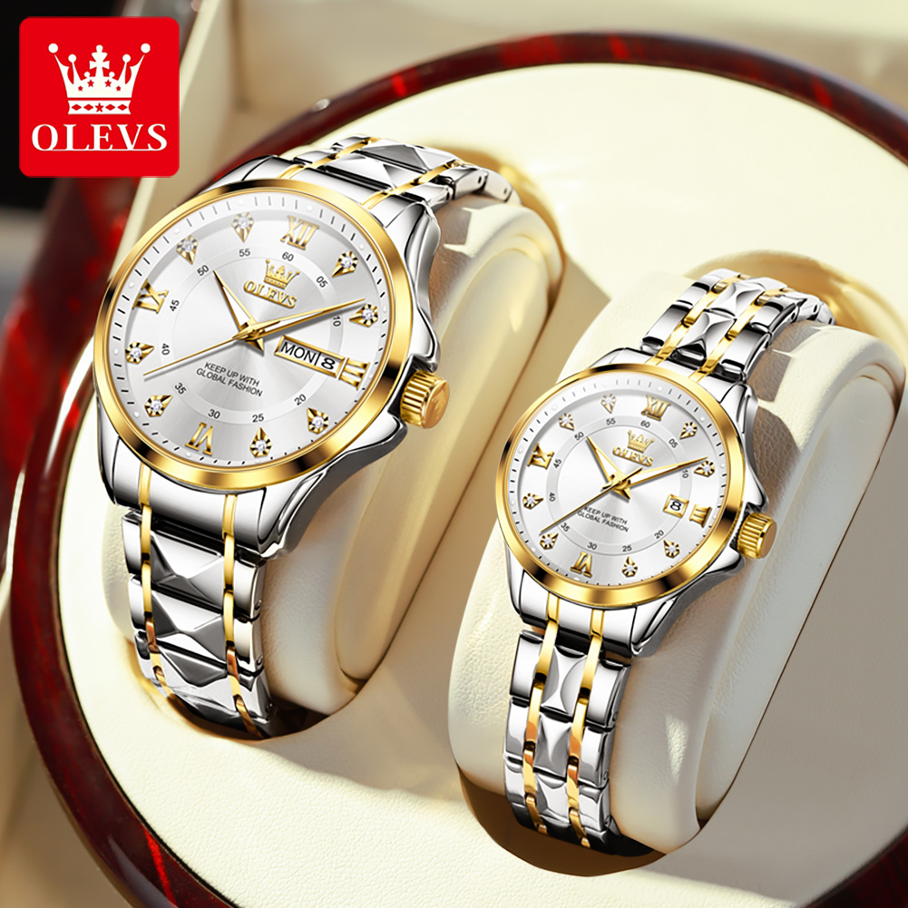 Luxury Watch Exchange - OLEVS 2906 Couple Watch Original Roman