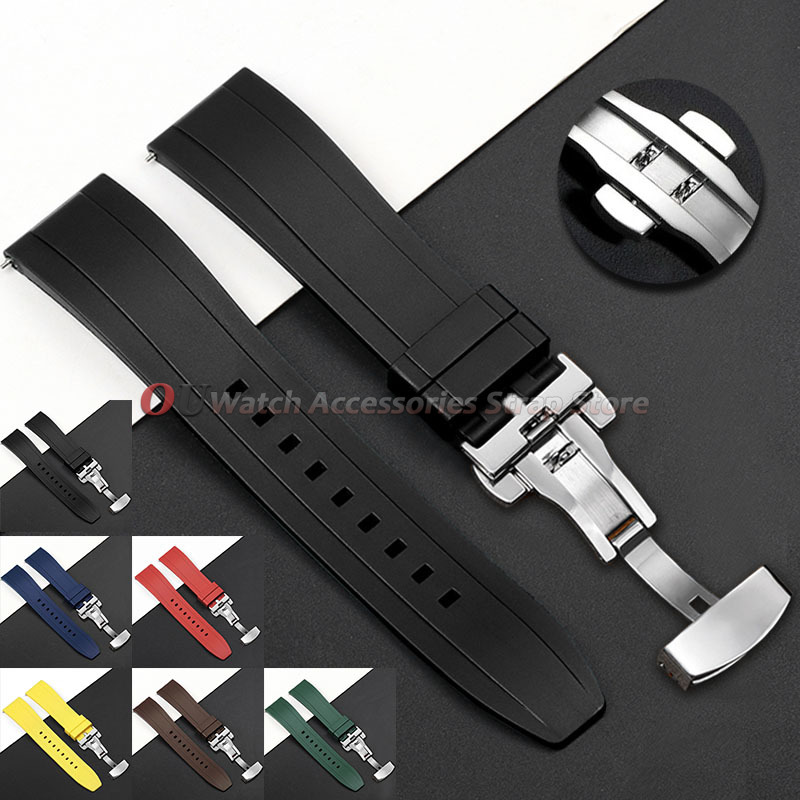 Luxury Watch Logo - 20mm 22mm 24mm Tropic Silicone Watch