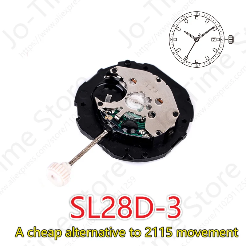 Perpetual Calendar Watch - Sunon SL28-3 Quartz Movement Three Hands