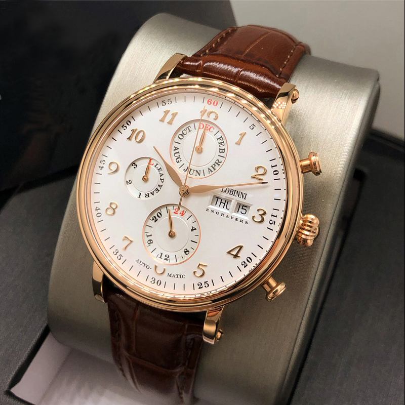 Luxury Watch German - Men's Watches Switzerland LOBINNI Luxury Brand