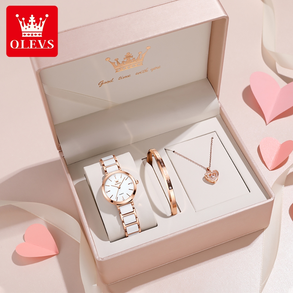 Luxury Watch Logo - OLEVS Women Watch 5877 Luxury Elegant