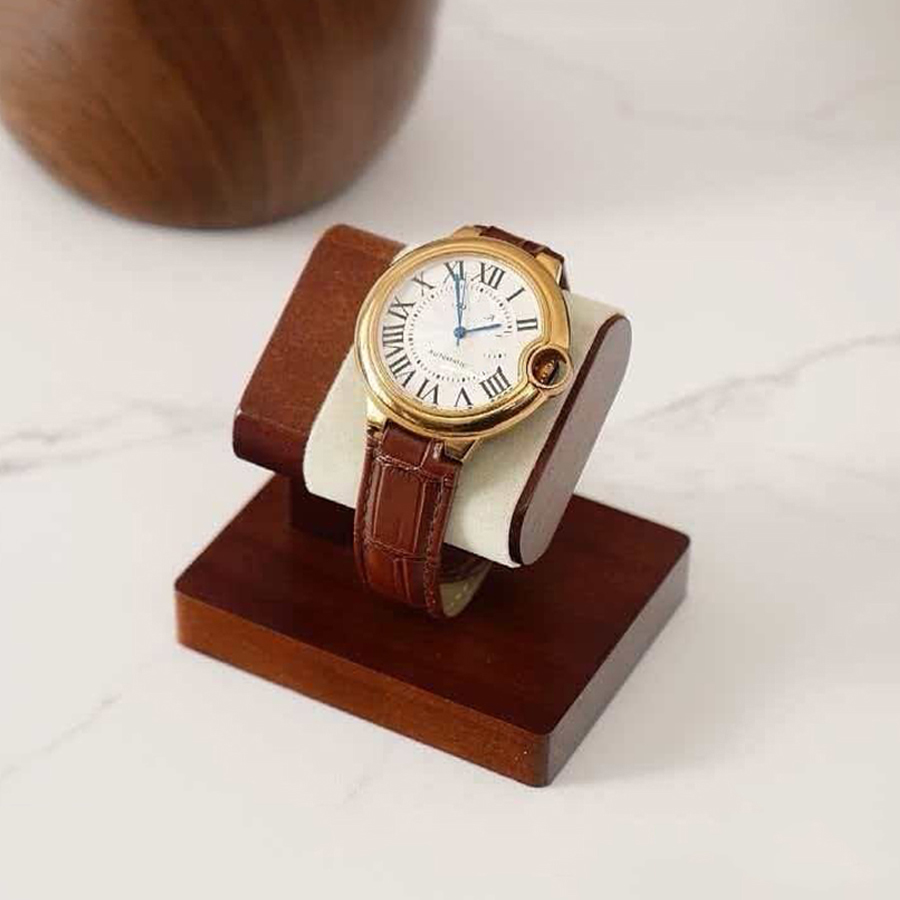 Luxury Watch Stand - Wooden Watch Display Stand Solid Wood