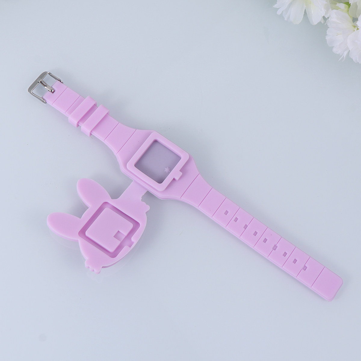 Luxury Watch White - Kids Rabbit Cartoon Watch Silicone Material