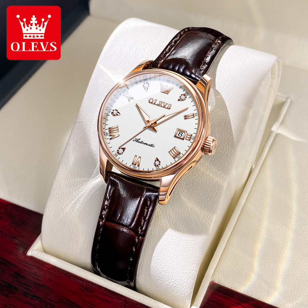 Chronograph Flyback Watch - OLEVS 9932 Women's Watches Fashion Luxury