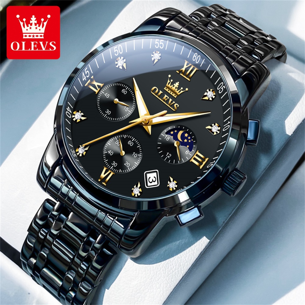 Luxury Watch Exchange - OLEVS Popular men's watches stainless steel