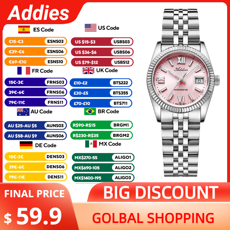 Perpetual Calendar Watch - Addies Luxury Woman Watch Sapphire Crystal
