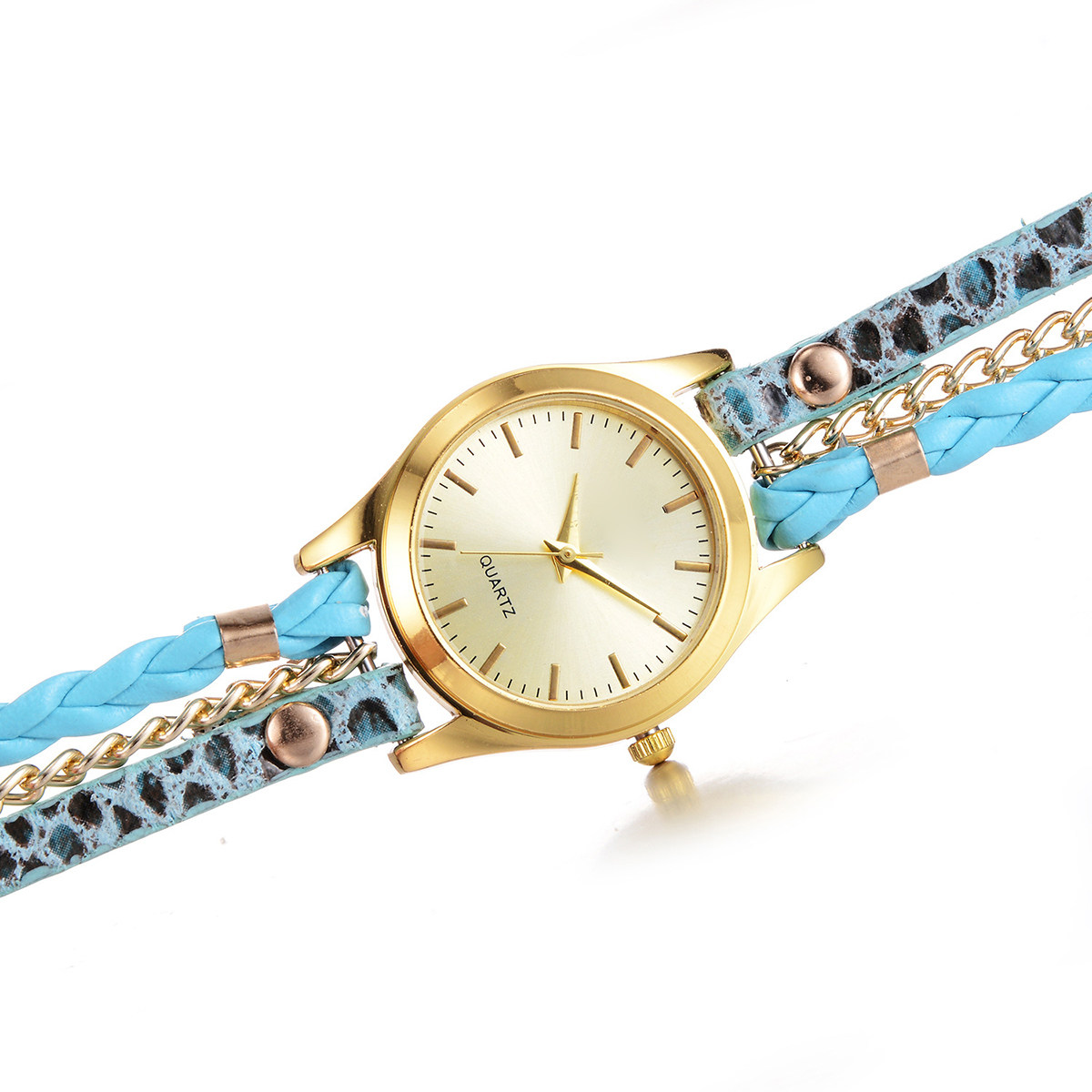 Women Leopard Texture Quartz W - Luxury Watch White review and price