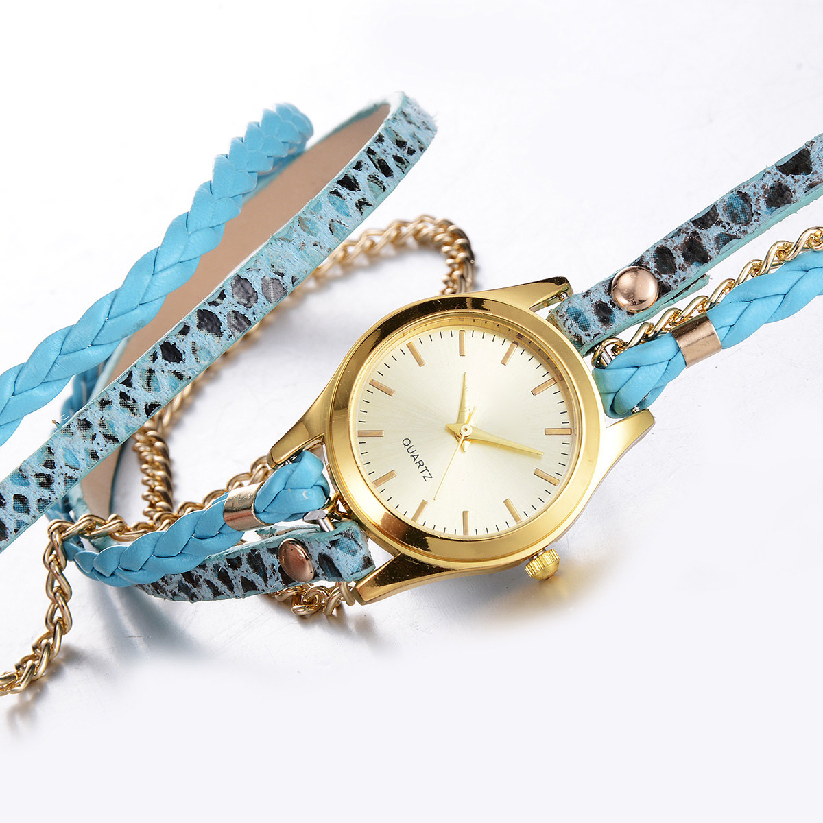 Women Leopard Texture Quartz W - Luxury Watch White review and price