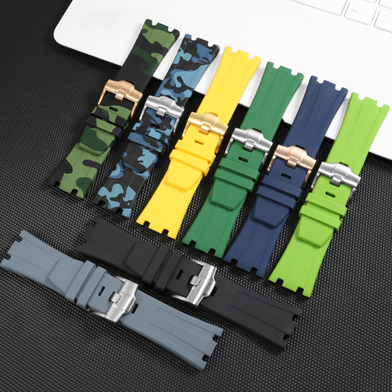 28mm Silicone Watchband for AP - Audemars Piguet Watch Royal Oak Offshore review and price