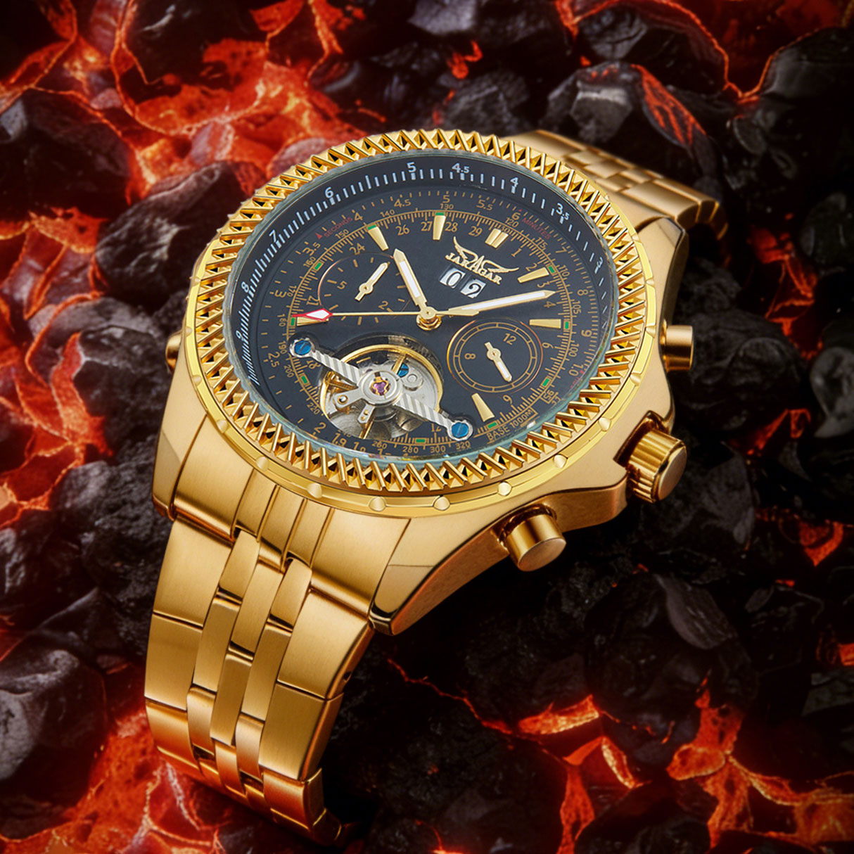 High-end Luxury Multifunctiona - Chronograph Flyback Watch review and price