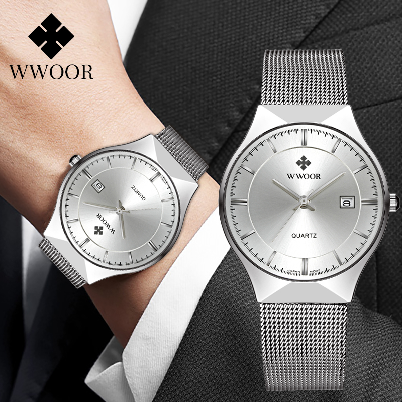 WWOOR Fashion Luxury Men Watch - Dress Watch Ultra Thin review and price