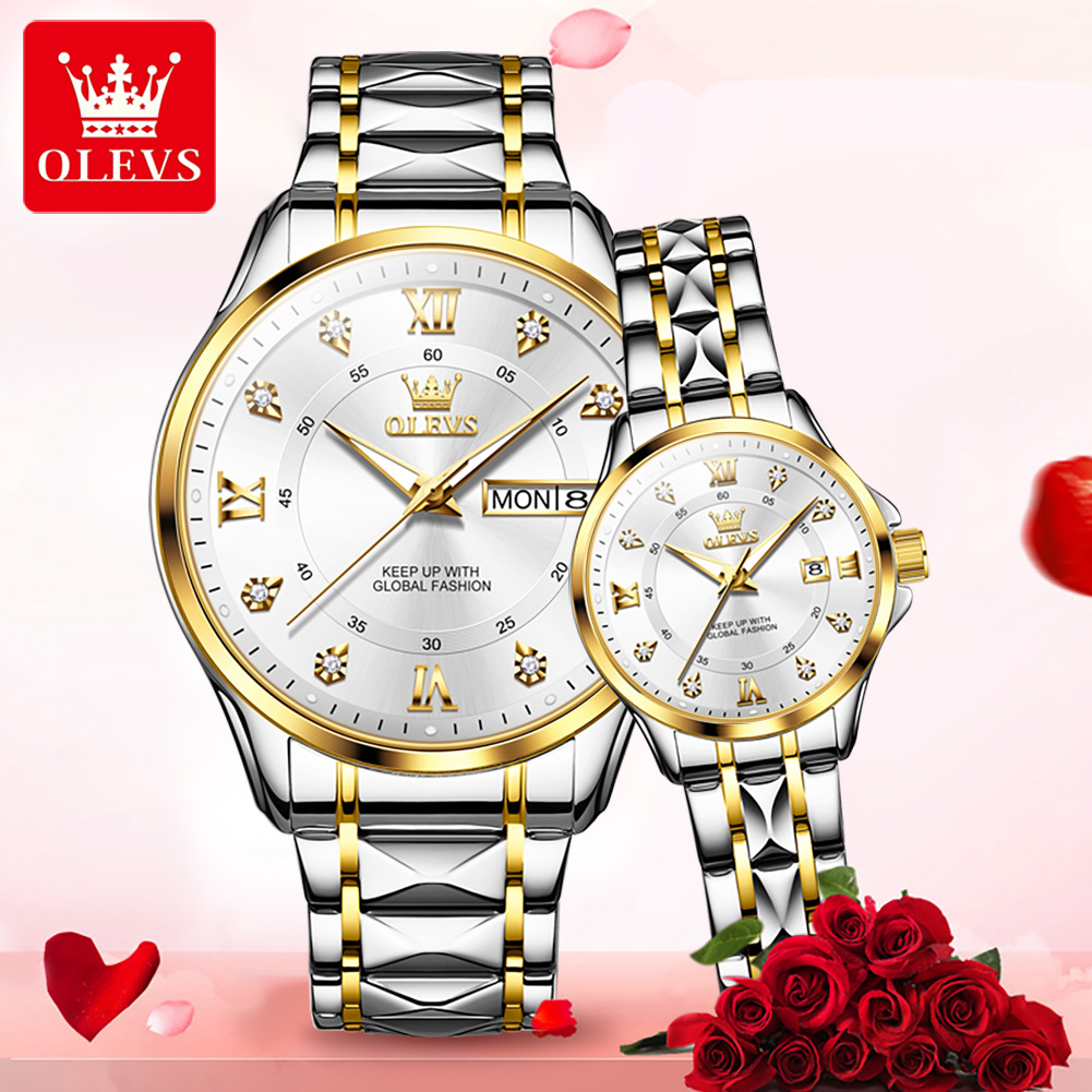 OLEVS 2906 Couple Watch Origin - Luxury Watch Exchange review and price