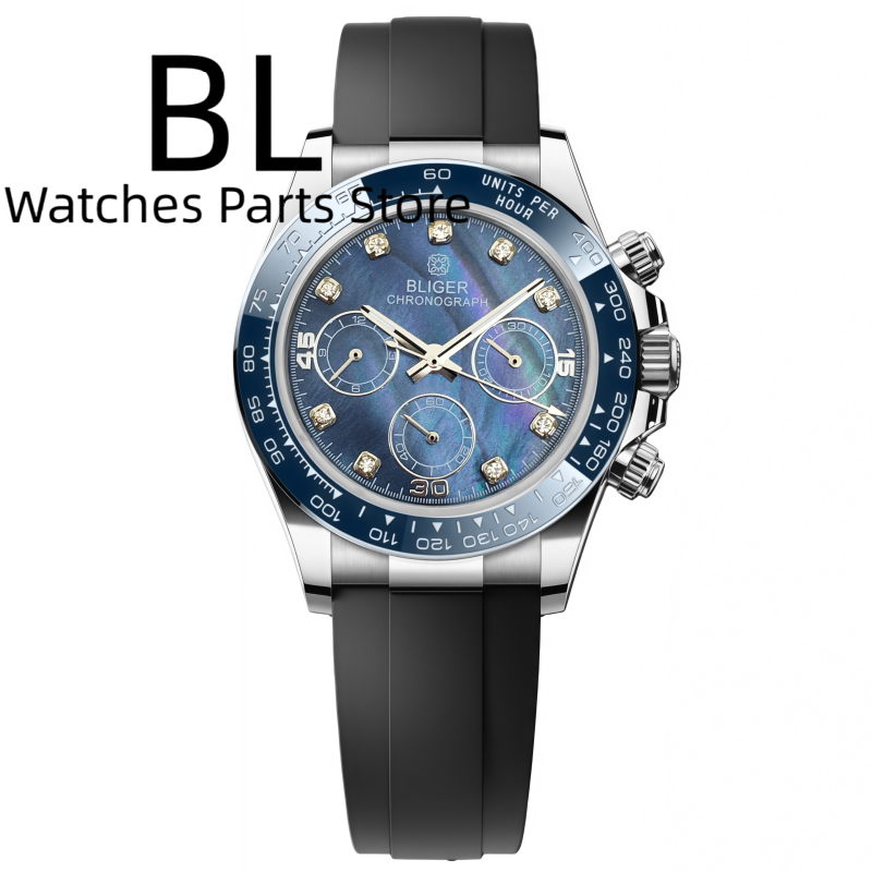 BLIGER 39mm Luxury VK63 Men's  - Luxury Watch German review and price