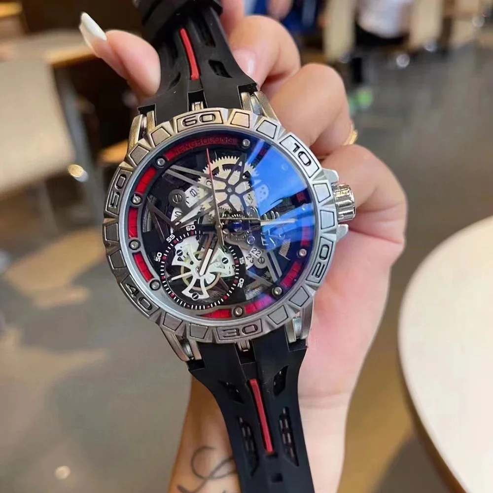 3D Quartz Watches Men Luxury C - Luxury Watch With Rubber Strap review and price