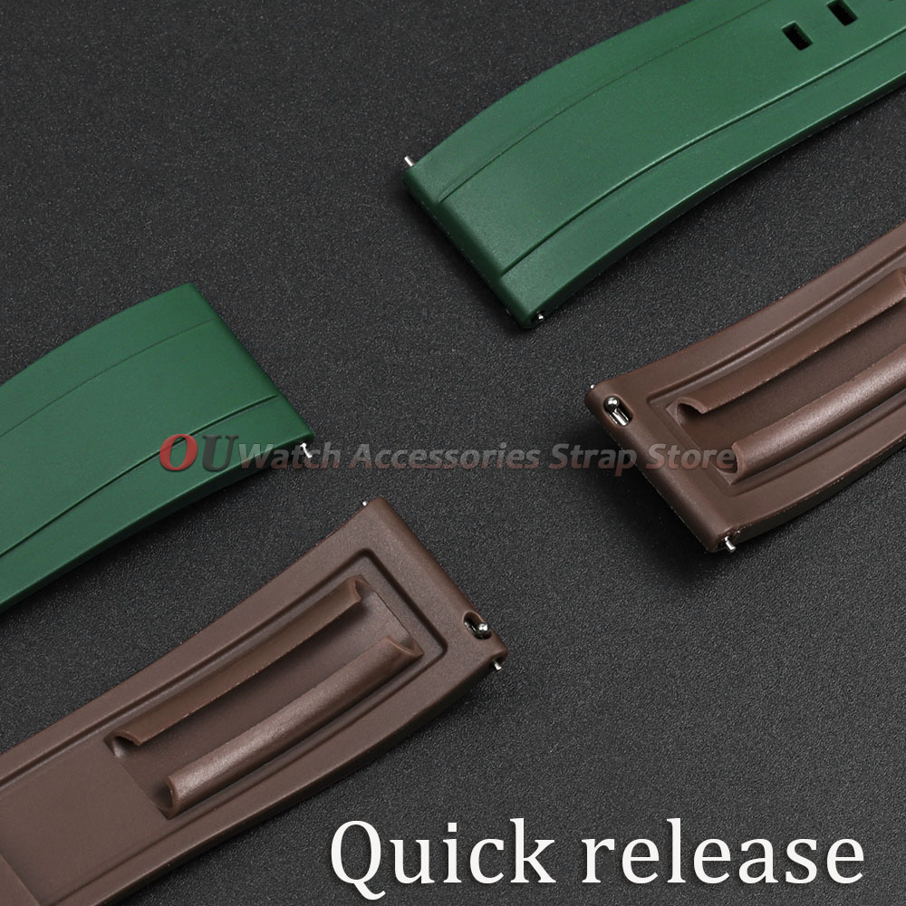 20mm 22mm 24mm Tropic Silicone - Luxury Watch Logo review and price