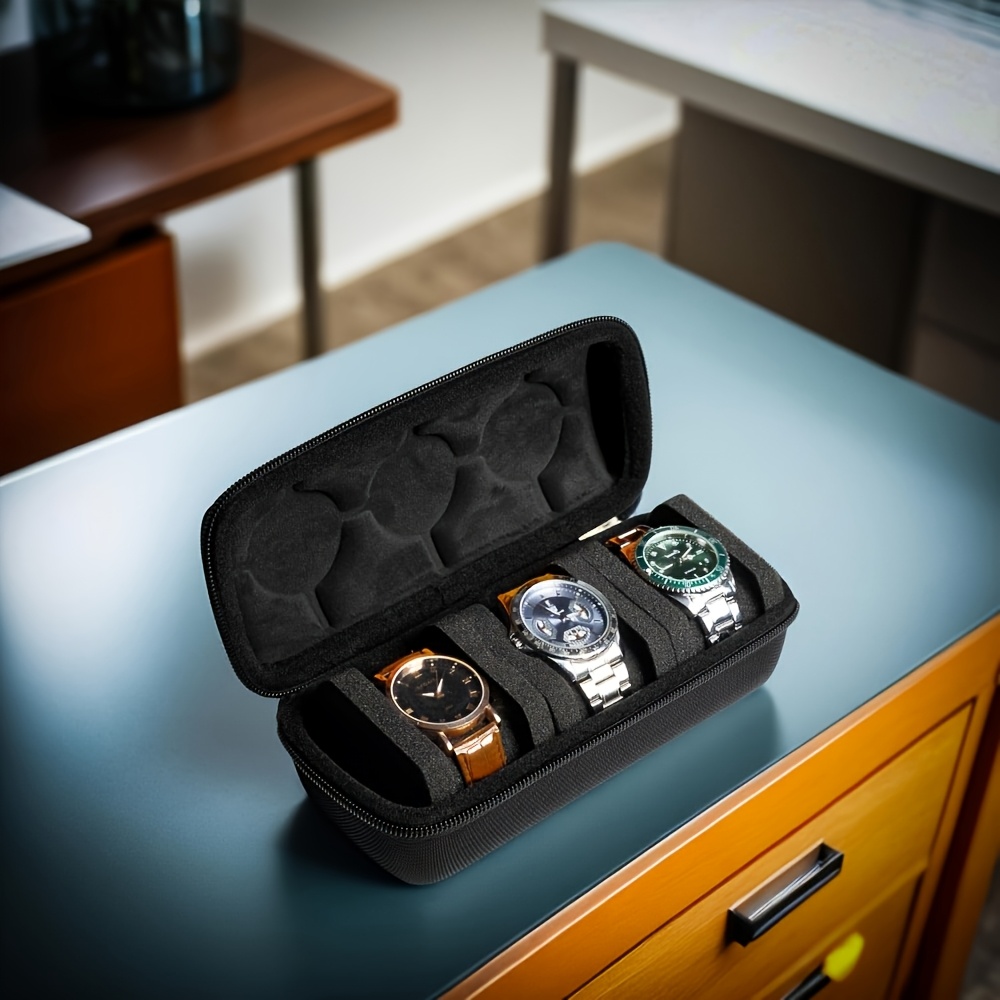 1/2 PC Luxury 3-slot Watch Tra - Luxury Watch Case Travel review and price