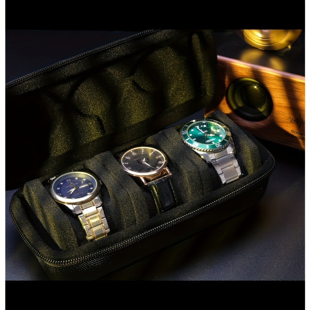 1/2 PC Luxury 3-slot Watch Tra - Luxury Watch Case Travel review and price
