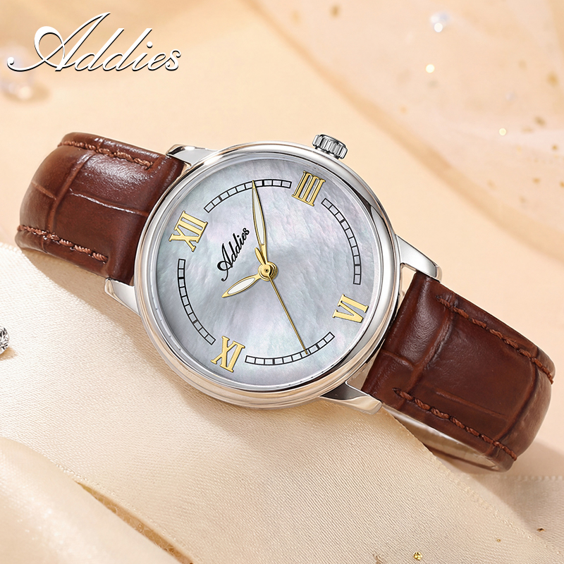 ADDIES Leather Quartz Woman Wa - Luxury Watch Case Travel review and price