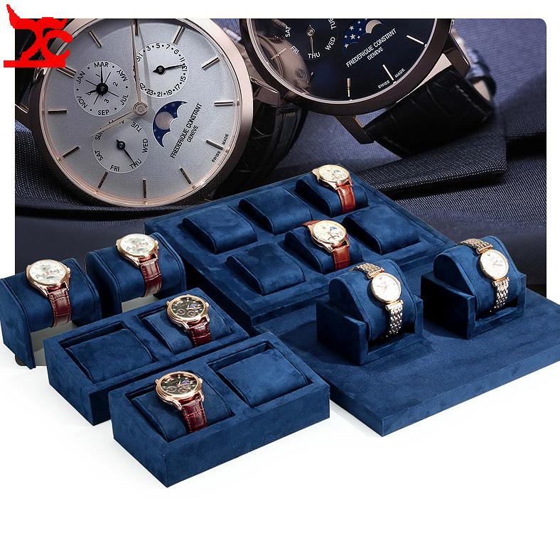 Blue Fabric Watch Display Tray - Luxury Watch Store review and price