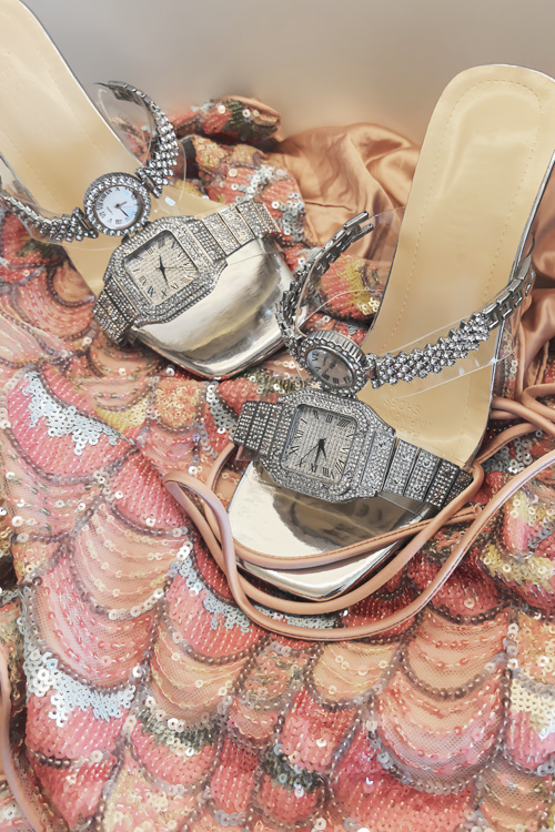 Original design Crystal watch  - Luxury Watch With Rubber Strap review and price