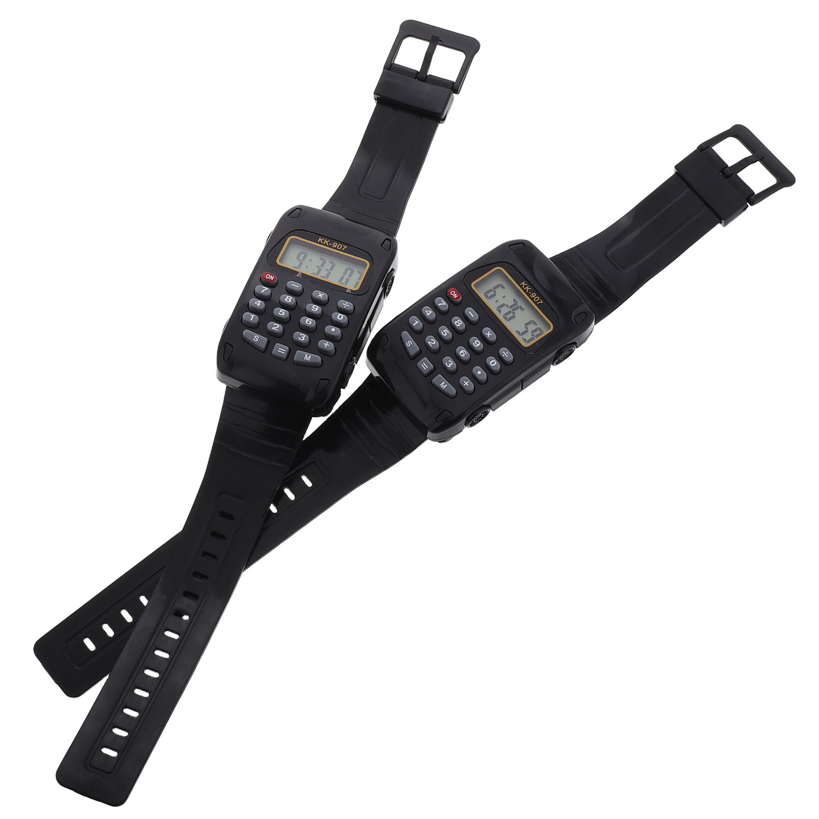 2Pcs Educational Calculator Wa - Luxury Watch White review and price