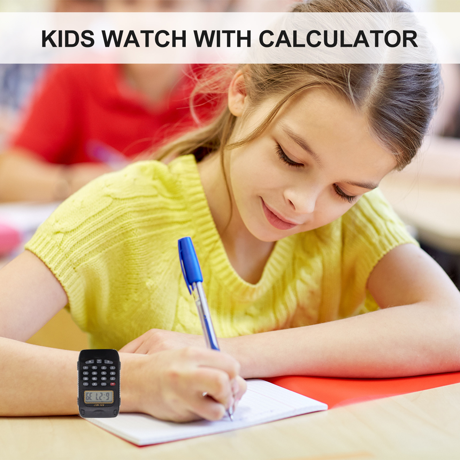2Pcs Educational Calculator Wa - Luxury Watch White review and price