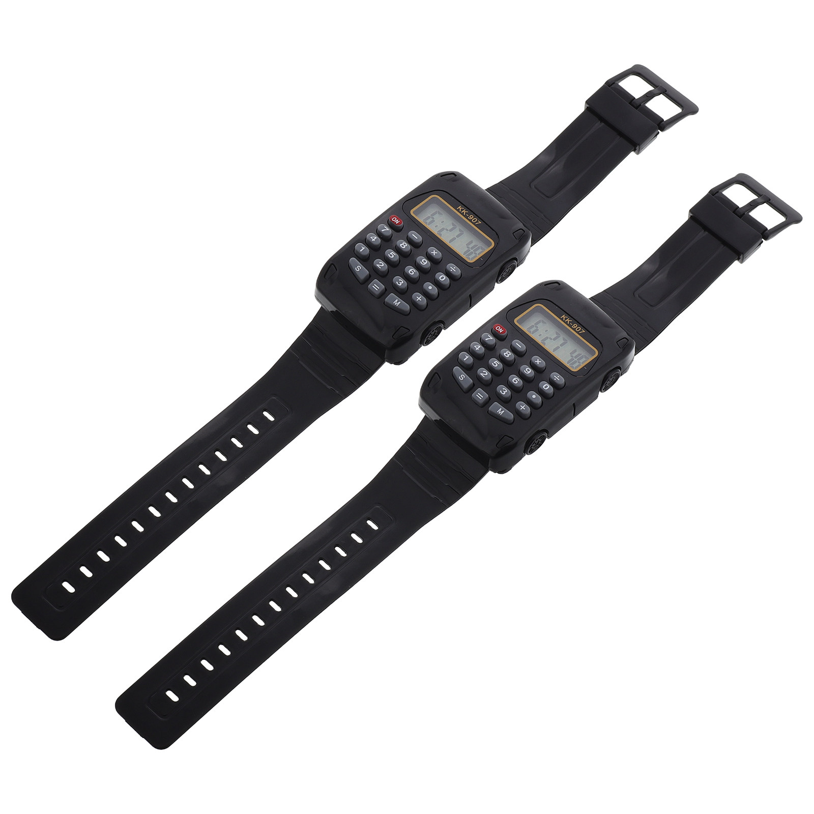 2Pcs Educational Calculator Wa - Luxury Watch White review and price