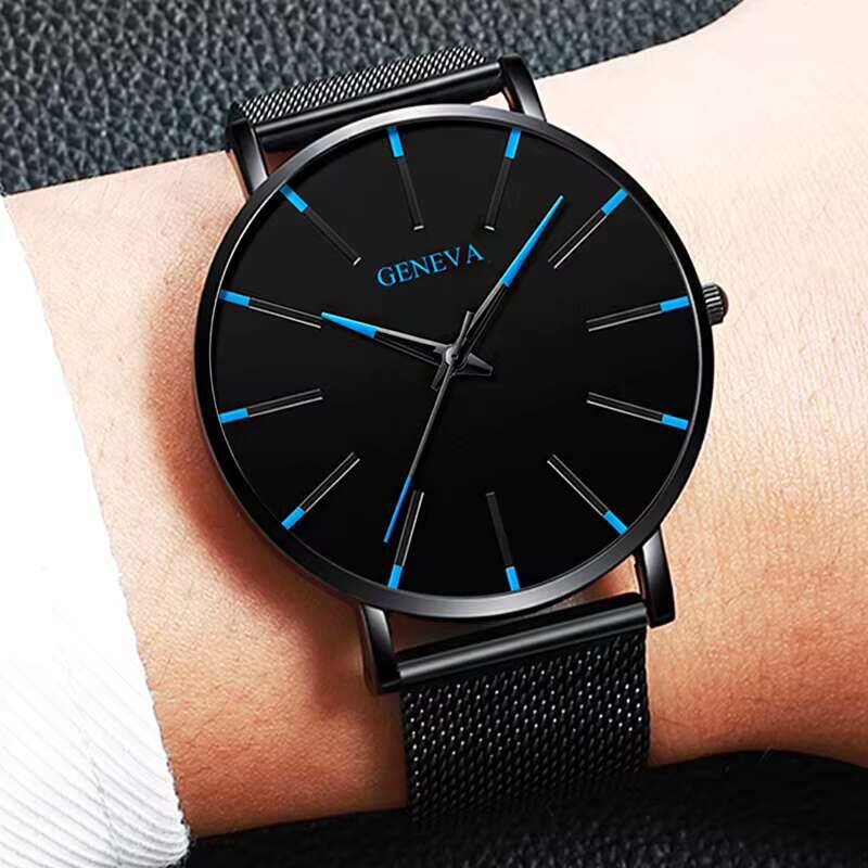 5PCS/Set Luxury Men Business W - Luxury Watch All Black review and price