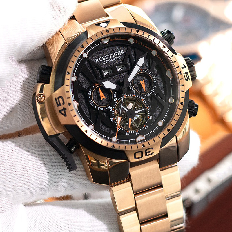 Men's Automatic Mechanical Wat - Chronograph Flyback Watch review and price