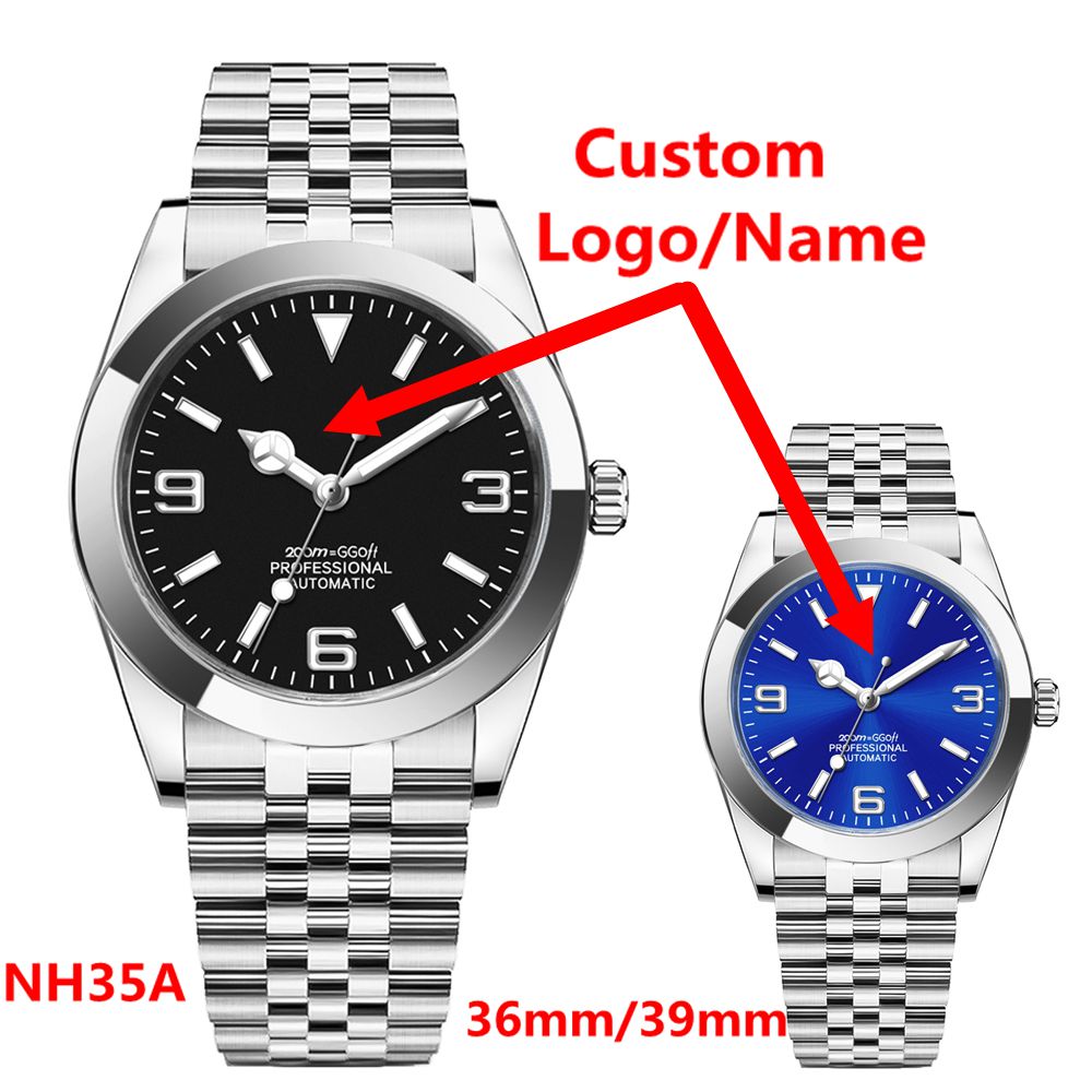 Custom Logo Luxury NH35 Watch  - Luxury Watch Logo review and price