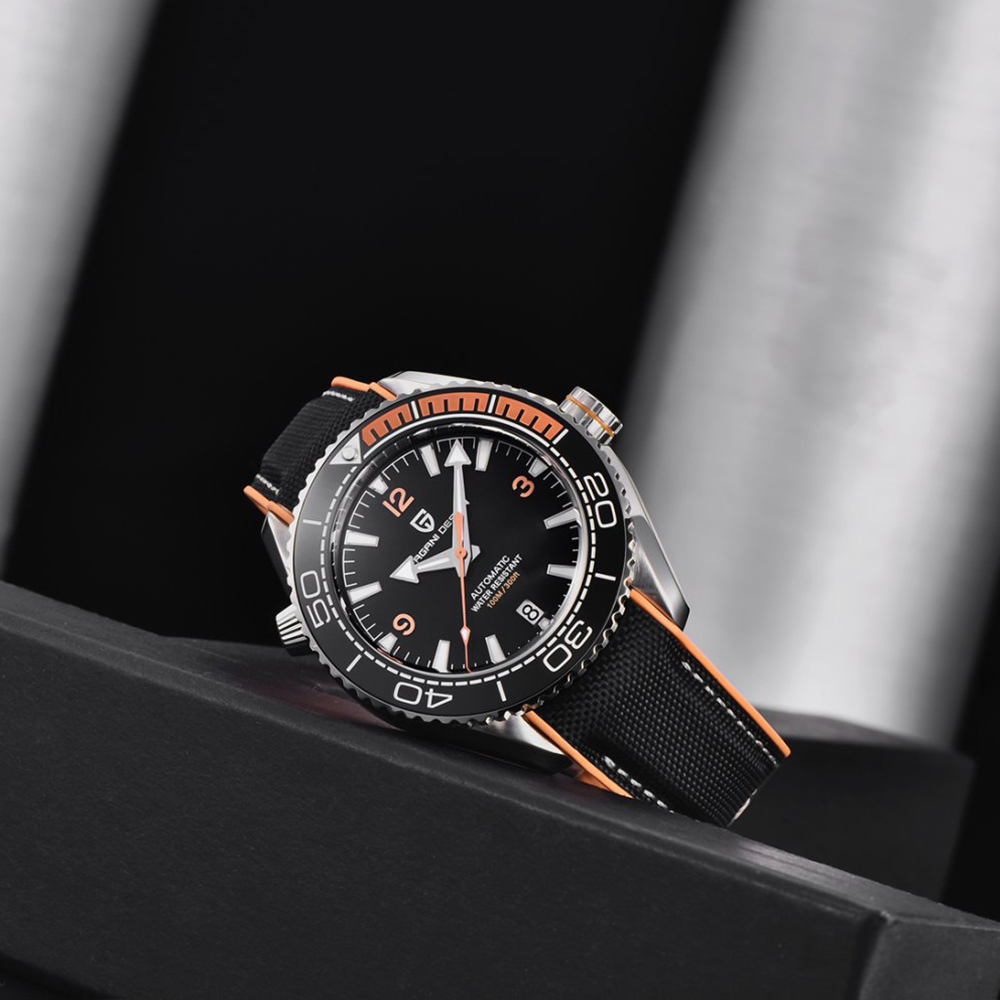 PAGANI DESIGN Diving Watch 100 - Luxury Watch With Rubber Strap review and price