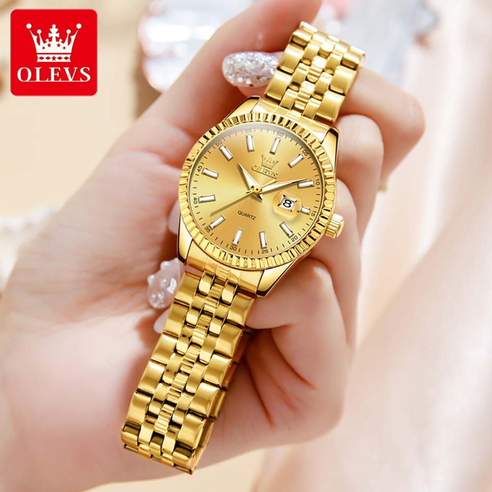 OLEVS 5593 Quartz Women's Watc - Luxury Watch Green review and price