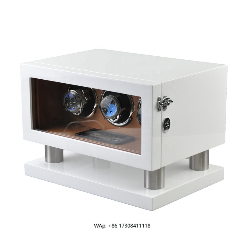 White Brown Leather Controller - Luxury Watch White review and price