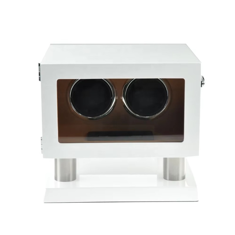 White Brown Leather Controller - Luxury Watch White review and price