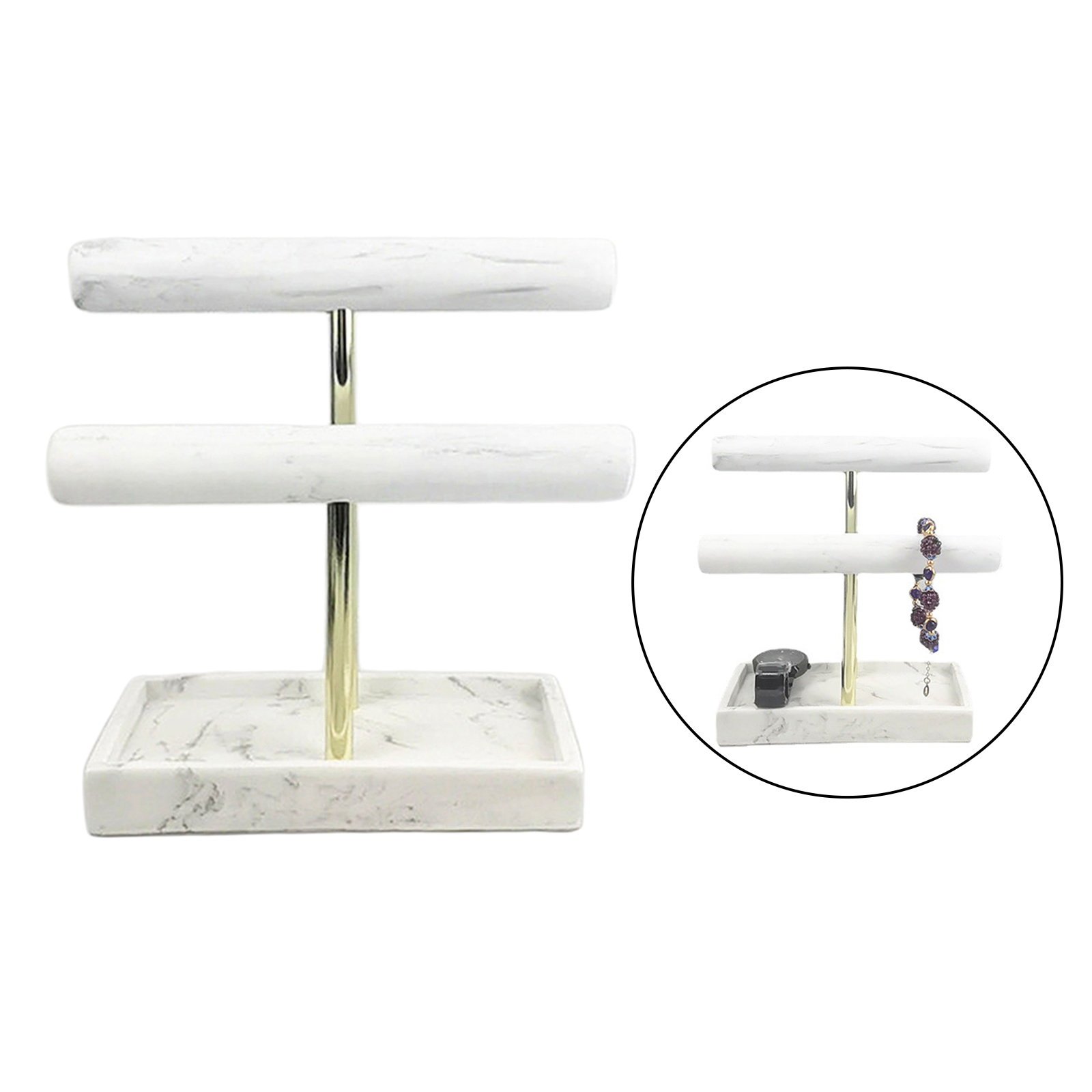 2 Tiers Luxury Marble Watch Ho - Luxury Watch Tier review and price