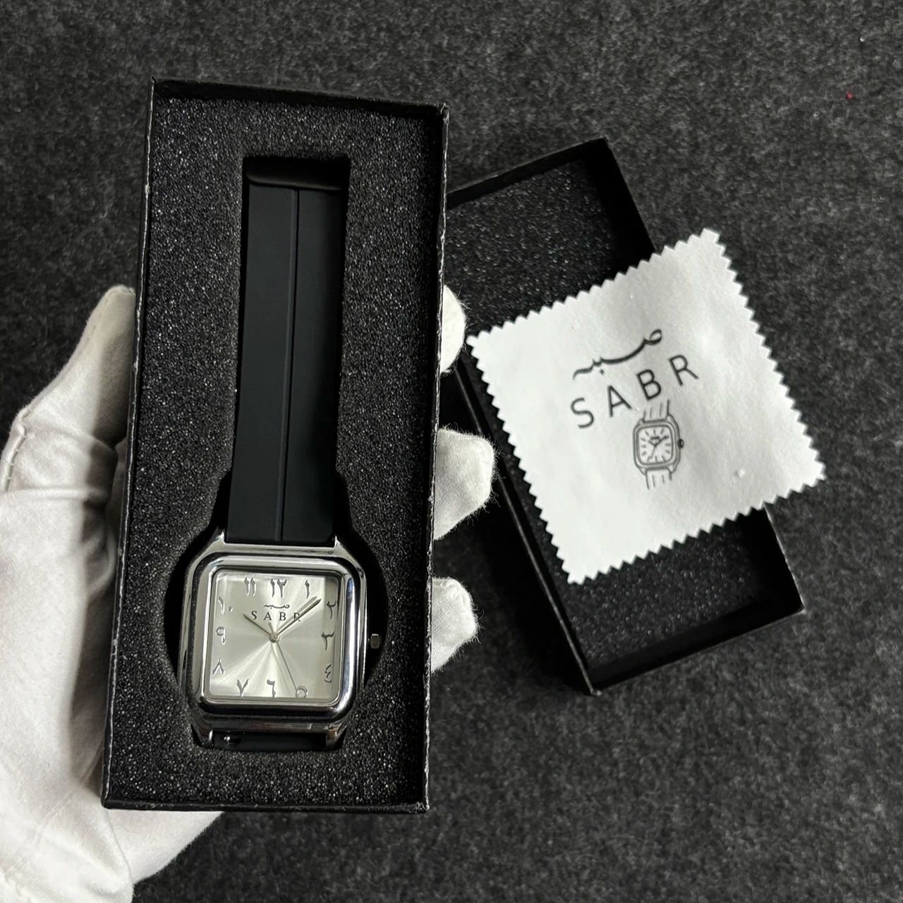 SABR Arabic Numeral Watch Men  - Luxury Watch With Rubber Strap review and price