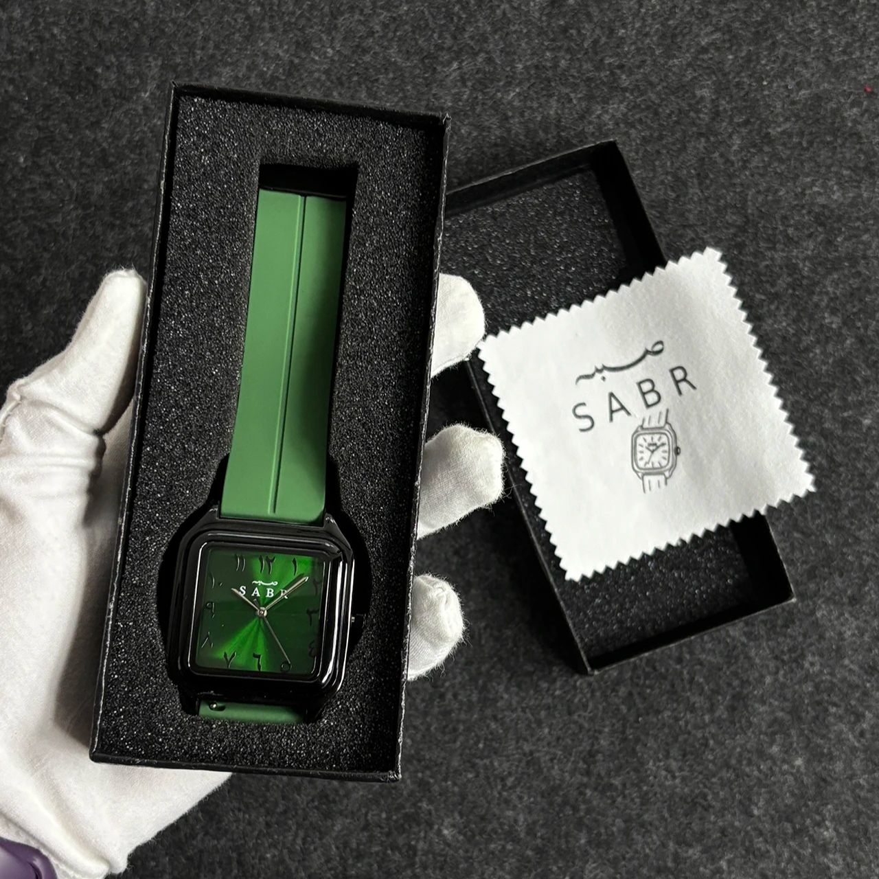 SABR Arabic Numeral Watch Men  - Luxury Watch With Rubber Strap review and price