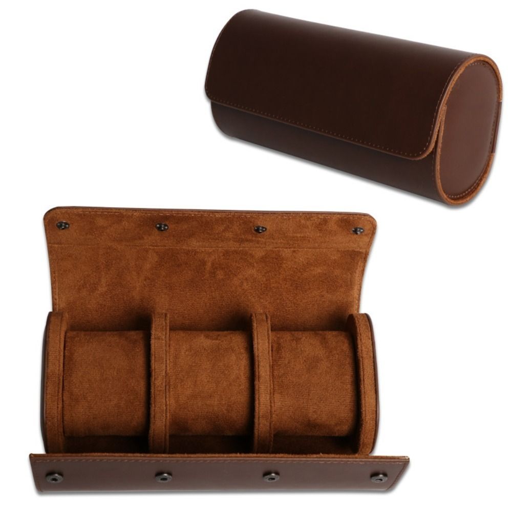 Vintage PU Leather Watch Trave - Luxury Watch Stand review and price