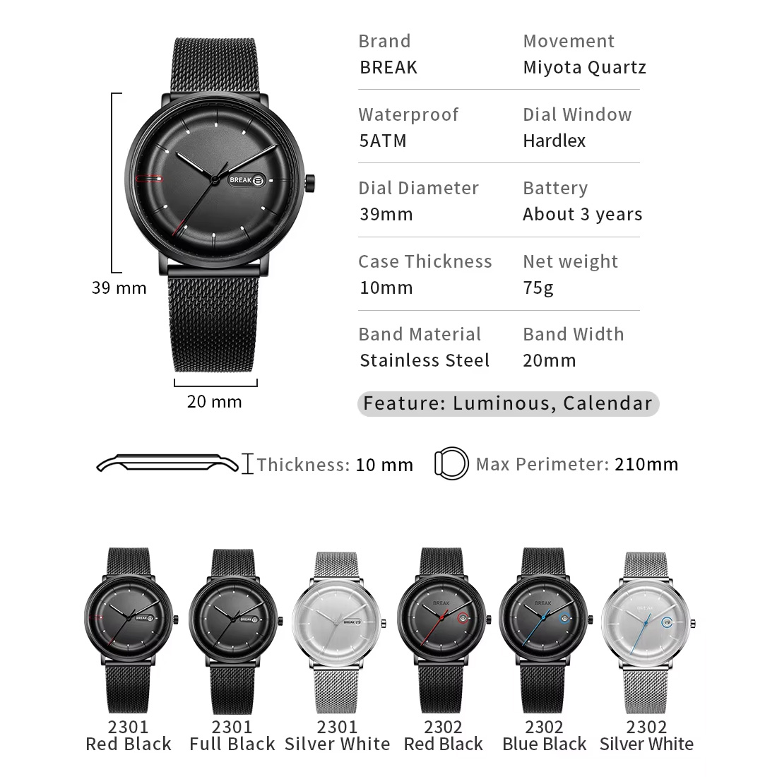 Top Unique Creative Watches Me - Dress Watch Ultra Thin review and price