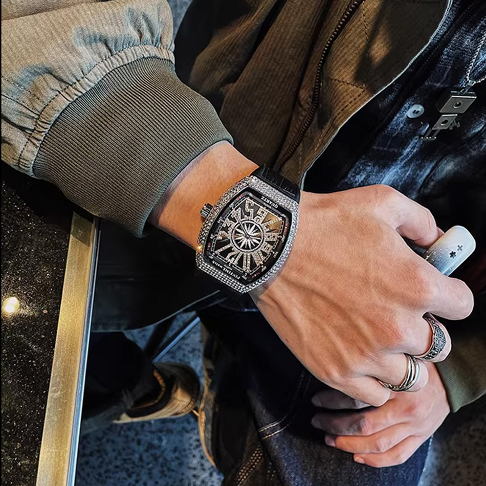 Premium Brand Luxury Diamond W - Luxury Watch All Black review and price