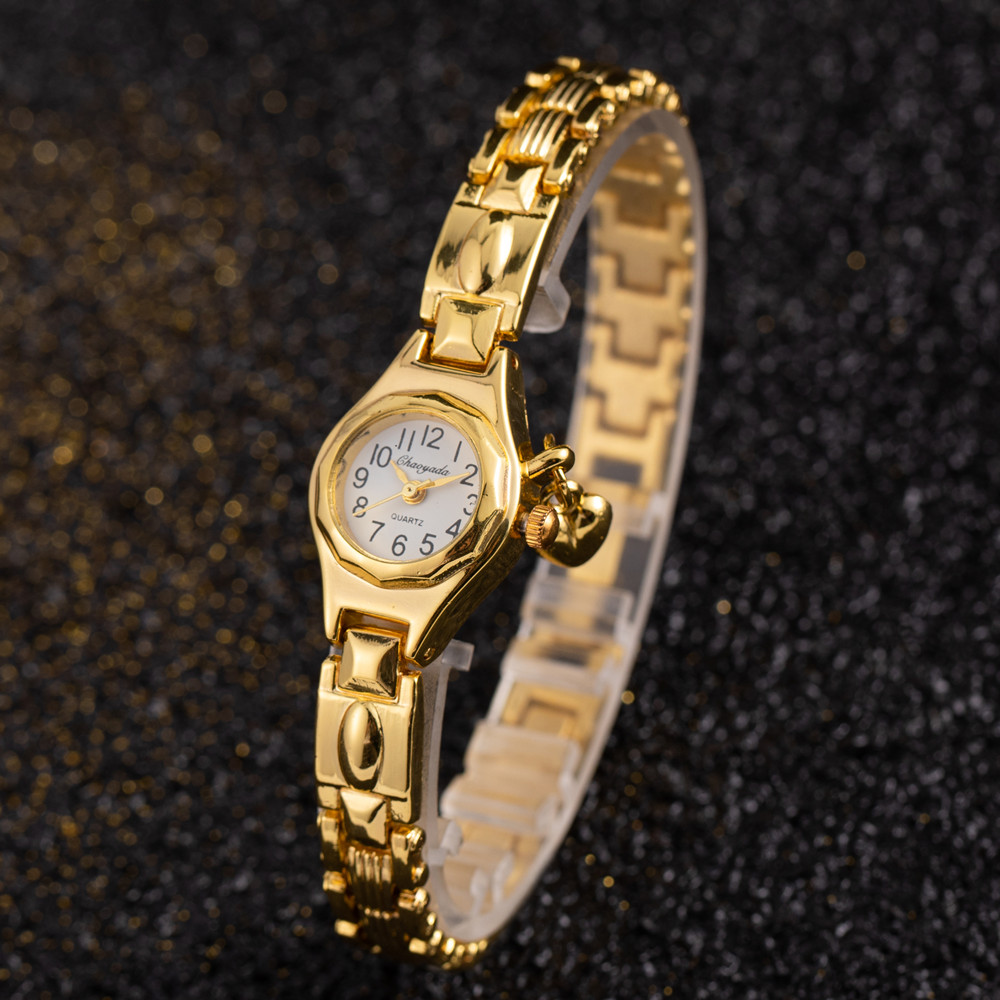 Women's Wristwatch Gold Bracel - Open Heart Watch review and price