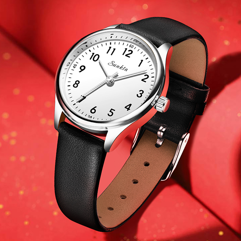 LIGE Simple Women Fashion Blac - Luxury Watch White review and price