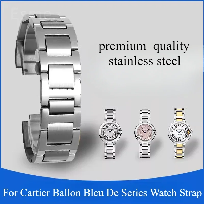 Watchband for Cartier Ballon B - Cartier Watch Ballon Bleu review and price