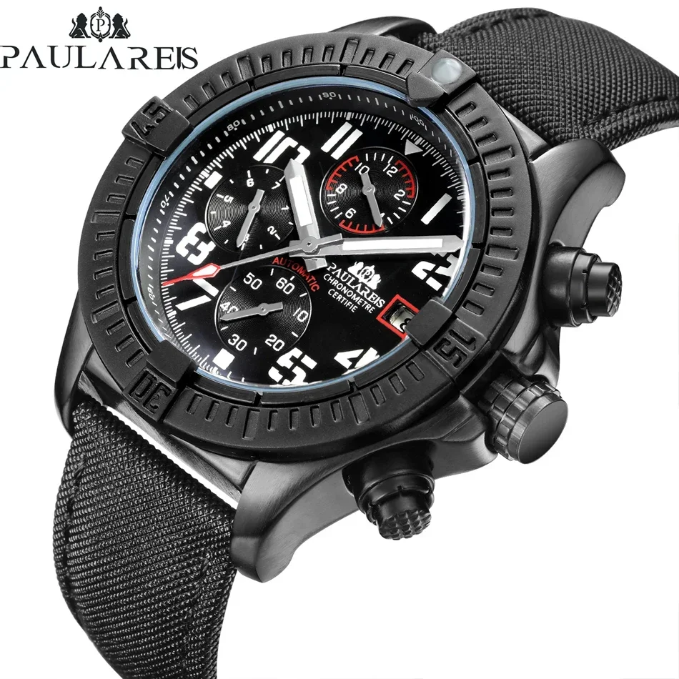 Automatic Mens Watch Self Wind - Luxury Watch All Black review and price