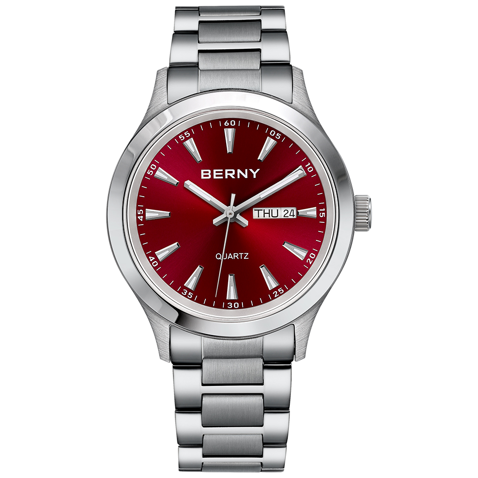 BERNY Men Quartz Watch  Fashio - Dress Watch Ultra Thin review and price