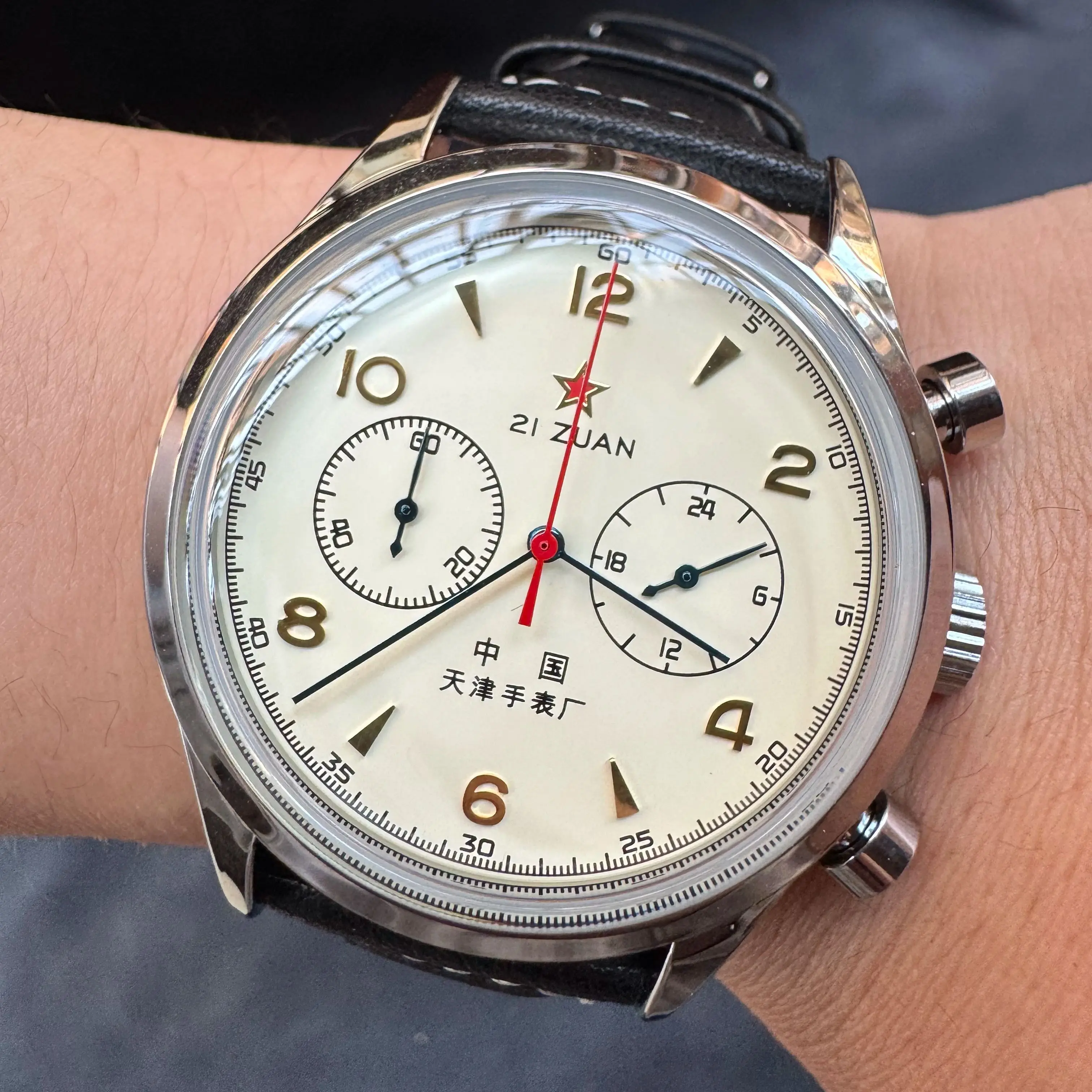 Montres pour hommes 1963 pilot - Chronograph Flyback Watch review and price