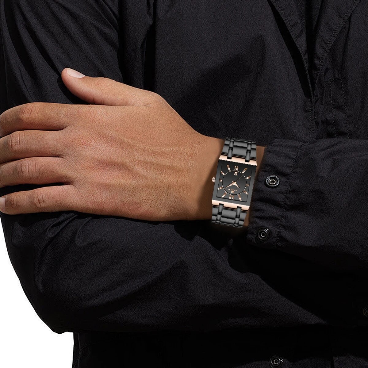Men Business Watch Simple Desi - Luxury Watch All Black review and price