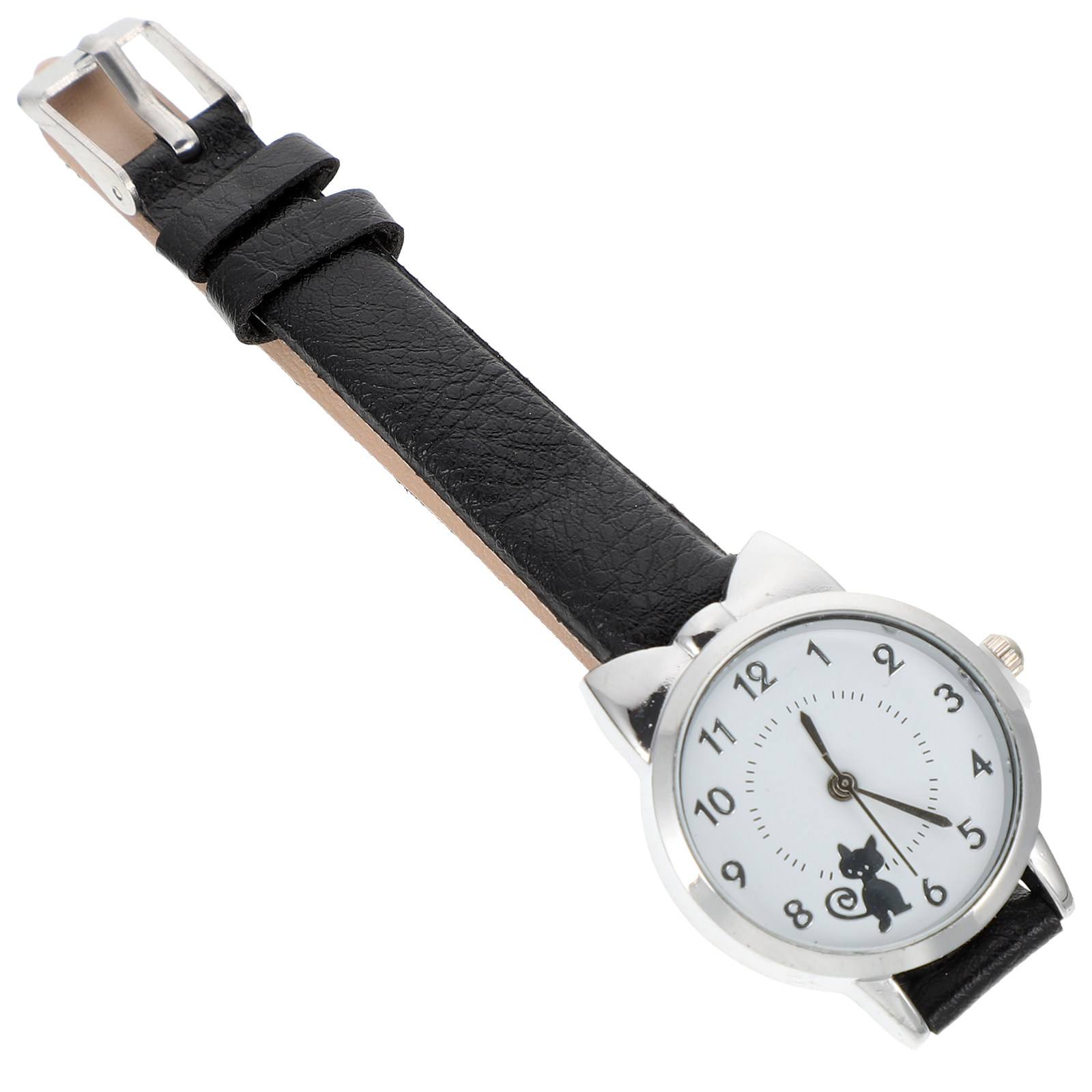 Women Watch Small Cat Pattern  - Luxury Watch White review and price