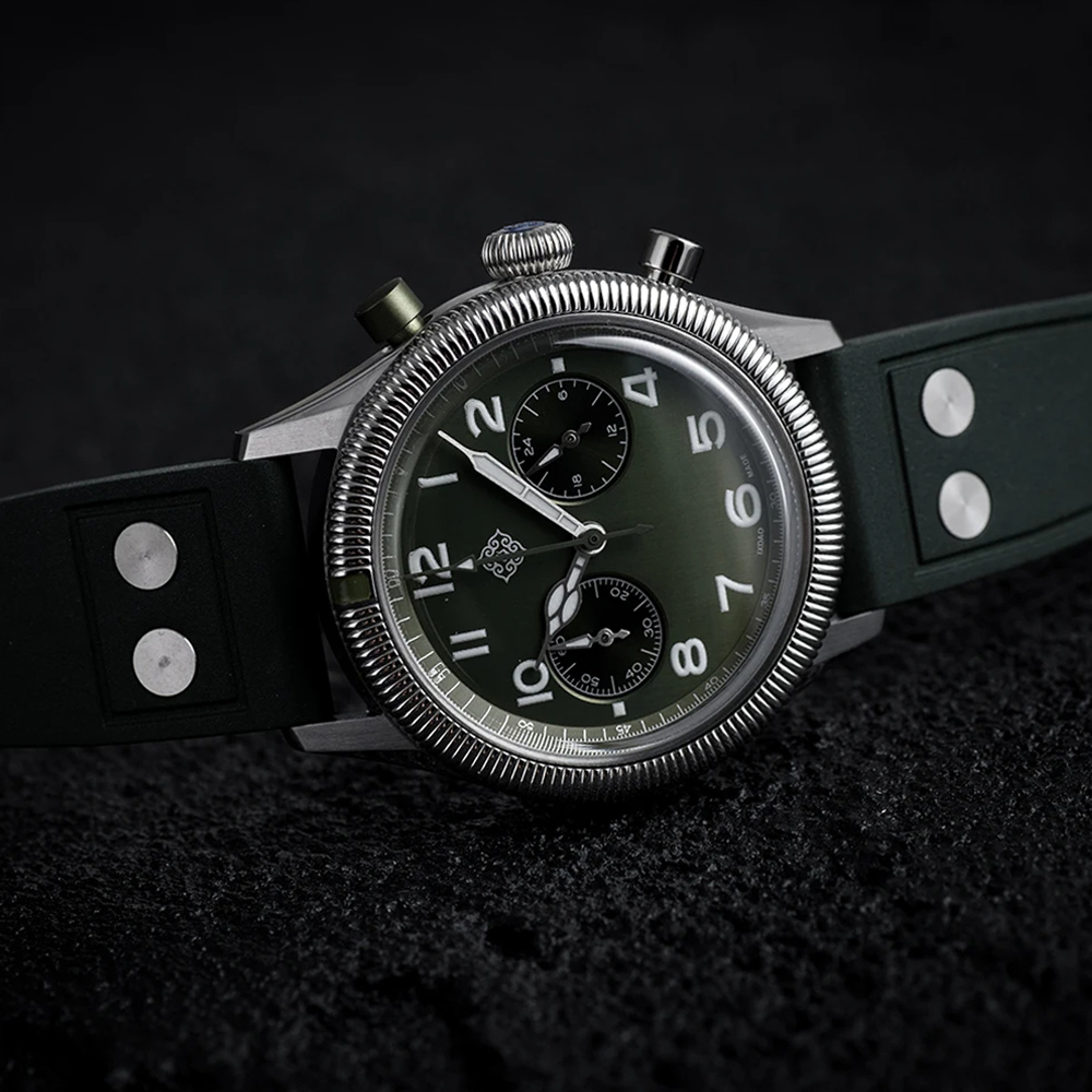 IXDAO 2026 New Pilot 39mm VK64 - Chronograph Flyback Watch review and price