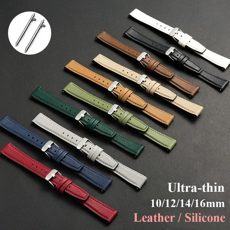 Ultra-thin Leather Watch Band  - Dress Watch Ultra Thin review and price